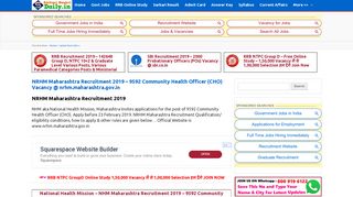 
                            8. NRHM Maharashtra Recruitment 2019 at nrhm.maharashtra.gov.in Jobs