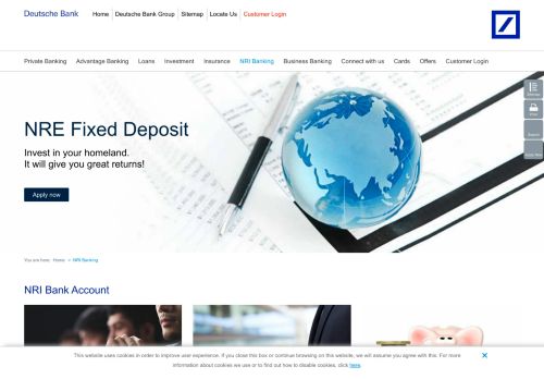 
                            4. NRI Banking Services | NRI Account - Deutsche Bank