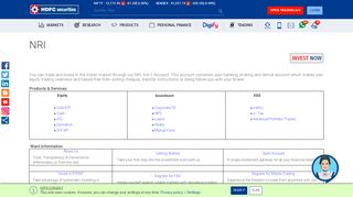 
                            5. NRI - HDFC securities