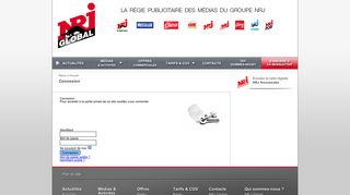 
                            13. NRJ Global - Connexion