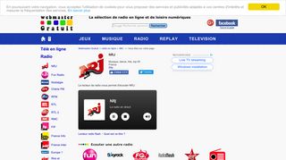 
                            6. NRJ : la radio des hits - Ecouter NRJ en direct - Webmaster-Gratuit