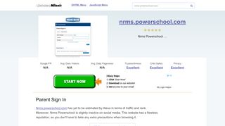 
                            4. Nrms.powerschool.com website. Parent Sign In.