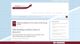 
                            11. NRW: aktuelle MindMaps für Ihre Abiturvorbereitung 2018
