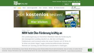 
                            9. NRW hebt Öko-Förderung kräftig an - top News - top agrar online