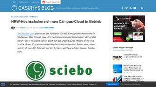 
                            11. NRW-Hochschulen nehmen Campus-Cloud in Betrieb - Caschys Blog