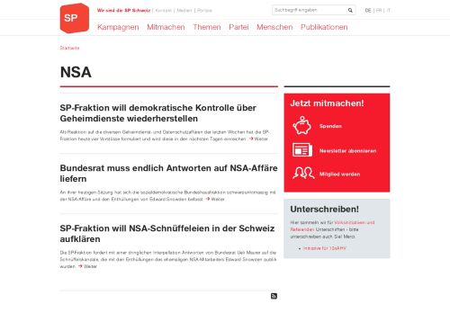 
                            5. NSA | SP Schweiz