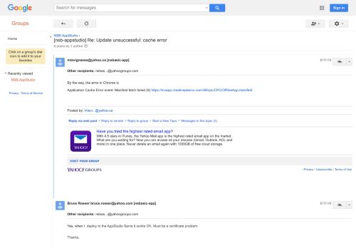 
                            7. [nsb-appstudio] Re: Update unsuccessful: cache error - Google Groups