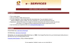 
                            6. NSDL SPEED-e Service - NSDL e-SERVICES