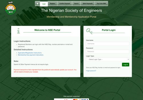 
                            8. NSE Membership Portal