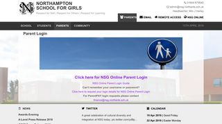 
                            11. NSG Online Parent Login - Northampton School for Girls