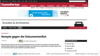 
                            10. NSi-Roadshow: Rezepte gegen die Dokumentenflut ...