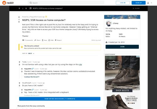 
                            8. NSIPS / ESR Access on home computer? : navy - Reddit