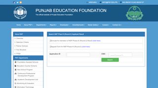 
                            3. NSP Partners - Punjab Education Foundation