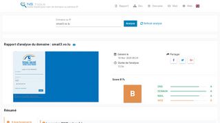 
                            8. NsTools.fr : SMAIL3.VO.LU - Analyse DNS, MX et whois du domaine ...