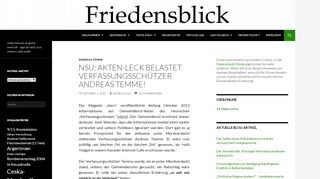 
                            11. NSU: Akten-Leck belastet Verfassungsschützer Andreas Temme! |