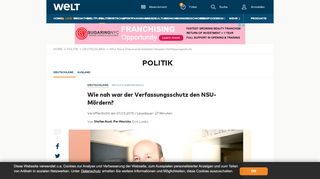 
                            6. NSU: Neue Dokumente belasten Hessens Verfassungsschutz - WELT