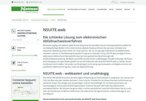 
                            10. NSUITE.web- Nehlsen GmbH & CO. KG
