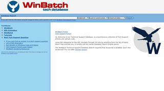 
                            4. NT Login Script Example - WinBatch Tech Database