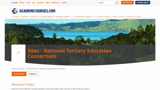 
                            6. Ntec - National Tertiary Education Consortium in New Zealand - Courses