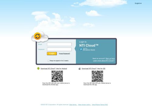 
                            11. NTI Cloud Login