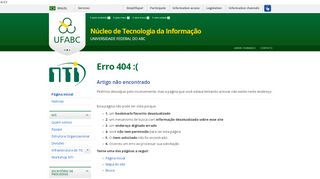 
                            3. NTI - Núcleo de Tecnologia da Informação - Login