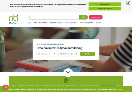 
                            3. NTI-skolan - Komvux distansutbildningar