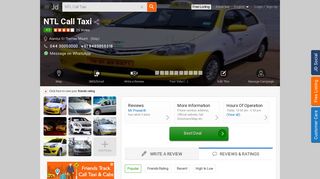 
                            9. NTL Call Taxi, Alandur-St Thomas Mount - Taxi Services in Chennai ...