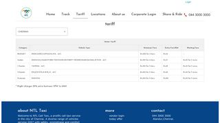 
                            4. NTL Taxi-Tariff