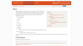 
                            11. Ntop - Community Help Wiki - Ubuntu Documentation