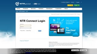 
                            8. NTR Connect Login | NTRglobal