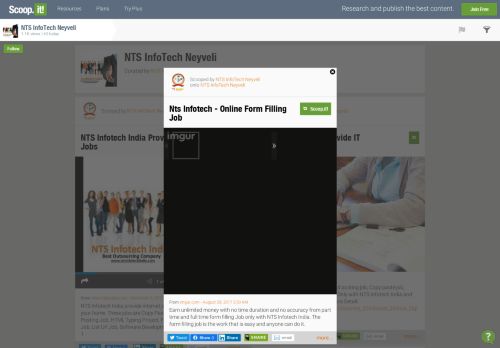
                            11. Nts Infotech - Online Form Filling Job | NTS In... - Scoop.it