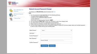
                            5. NTU- Network Account Password Changer