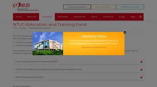 
                            8. NTUC - Education and Training Fund (NETF) Singapore - E2i