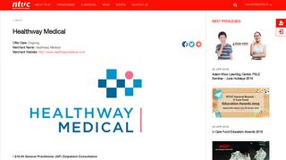 
                            9. NTUC U Portal - Healthway Medical