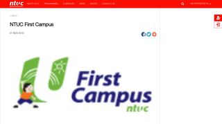 
                            2. NTUC U Portal - NTUC First Campus
