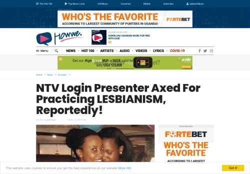 
                            10. NTV Login Presenter Axed For Practicing LESBIANISM, ...