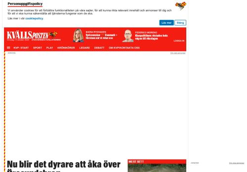 
                            6. Nu blir det dyrare att åka över Öresundsbron - Expressen