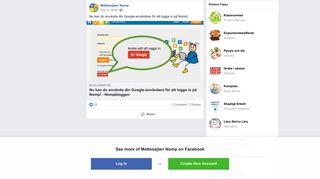 
                            9. Nu kan du använda din Google-användare... - Mattesajten Nomp ...