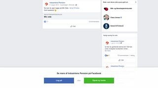 
                            5. Nu kan du igen logge på Min Side -... - Industriens Pension | Facebook