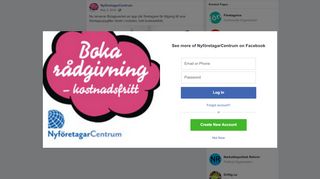 
                            9. Nu lanserar Bolagsverket en app där... - NyföretagarCentrum | Facebook