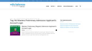 
                            4. NU Masters Preliminary Admission Applicant's Account Login Archives ...