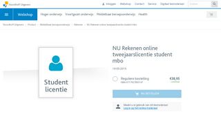 
                            8. NU Rekenen online tweejaarslicentie student mbo - Noordhoff ...