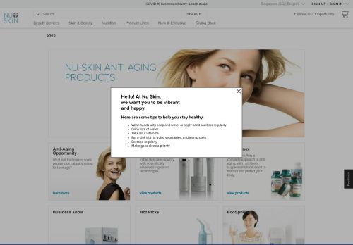 
                            6. Nu Skin Anti Aging Products | Nu Skin Singapore