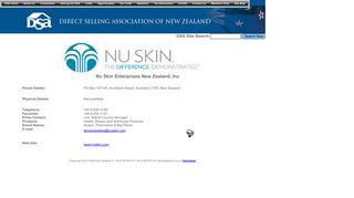 
                            8. Nu Skin New Zealand - DSA New Zealand listing