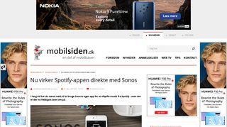 
                            10. Nu virker Spotify-appen direkte med Sonos | Mobilsiden.dk