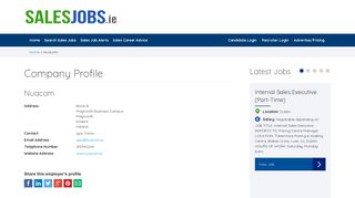 
                            5. Nuacom - Sales Jobs Ireland ::: Irish Sales Job Board - Sales ...