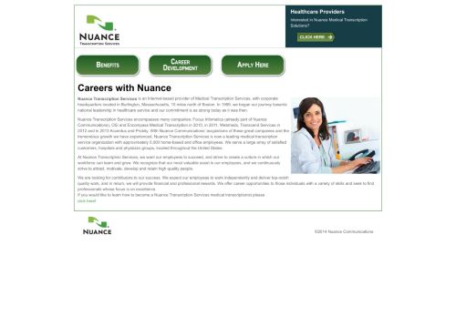 
                            2. Nuance Careers: Medical Transcription Jobs | Nuance NTS