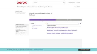 
                            10. Nuance Output Manager Support - Xerox