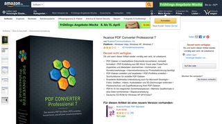 
                            2. Nuance PDF Converter Professional 7: Amazon.de: Software