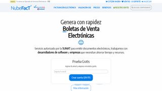 
                            2. NubeFacT: Factura Electrónica Perú Sunat